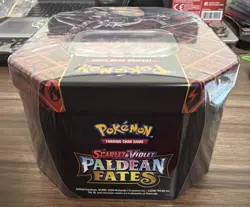 Pokemon TCG Scarlet & Violet-Paldean Fates Tin Shiny Charizard ex FACTORY SEALED - Image 3