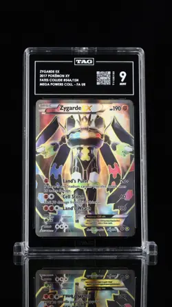 TAG 9 Pokemon TCG Zygarde EX 54a/124 Alternate Art Rare Promo - Image 1