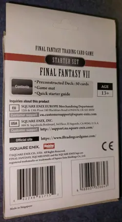 Final Fantasy VII Trading Card Game Cloud vs Sephiroth Starter Set in English - Image 2