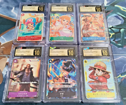 CGC Pristine 10 One Piece Mcdonalds 2025 Promo Card Game Complete Set Japanese - Image 1