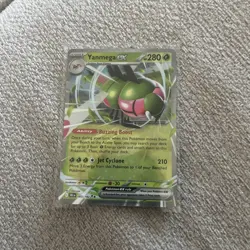 Yanmega ex Rare Destined Rivals 003/182 Half Art Pokemon Card NM - Image 1