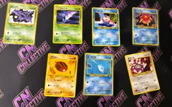 7x Japanese Neo Revelation Pokemon Cards Bundle Original WOTC Old Back Vintage - Image 1