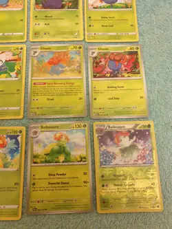 ODDISH, GLOOM, & BELLOSSOM BUNDLE OF POKEMON CARDS - Image 5