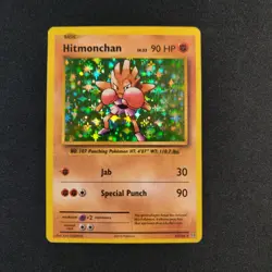 Hitmonchan 62/108 Evolutions Holo Pokemon Tcg Card Damaged - Image 2