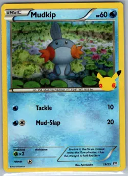 Mudkip - 19/25 Holo McDonald's 25th Anniversary Promos - Pokemon Card - NM - Image 1