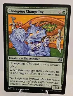 Chomping Changeling MTG Lorwyn Eclipsed Regular - Image 1