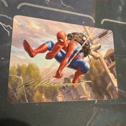 Spider-Man, Web-Slinger #4 GOLD STAMPED ART SERIES Marvel's Spider-Man MTG Magic - Image 1