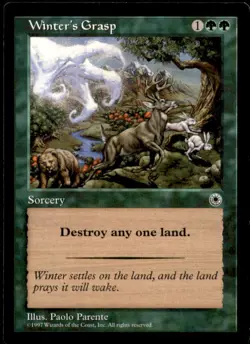 Winter's Grasp LP Light Play Portal MTG [9555] - Image 1