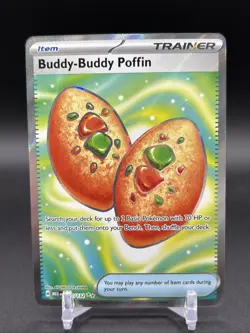 Buddy-Buddy Poffin 167/132 Mega Evolution Full Art Trainer Pokemon TCG NM (A) - Image 1