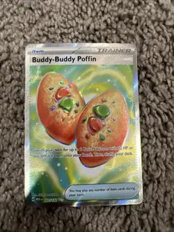 2025 Pokemon Mega Evolution Buddy-Buddy Poffin Full Art Ultra Rare #167/132 - Image 1