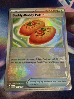 Pokemon TCG Buddy-Buddy Poffin Poke Ball Holo 101/131 Prismatic Evolutions NM/M - Image 1
