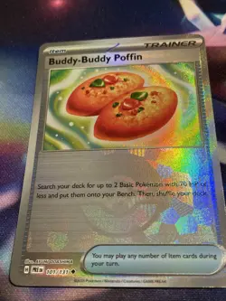 Pokemon TCG Buddy-Buddy Poffin Poke Ball Holo 101/131 Prismatic Evolutions NM/M - Image 2