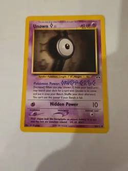 Unown [I] 68/75 Pokemon TCG Neo Discovery Unlimited LP - Image 1