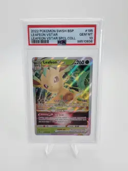 Pokemon - Leafeon VSTAR - Sword & Shield Promo - SWSH195- Promo -PSA 10 Gem Mint - Image 5