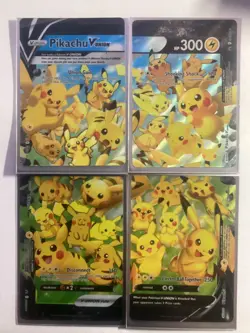 Pikachu V-union Promo 109/S-P - 112/S-P Combination Set - Pokemon - Image 1