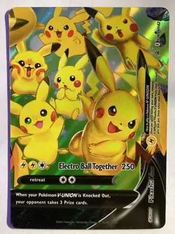 Pikachu V-union Promo 109/S-P - 112/S-P Combination Set - Pokemon - Image 4