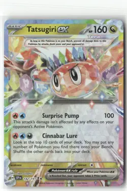 Pokemon Tatsugiri ex - Double Rare SV08: Surging Sparks 142/191 - Image 1