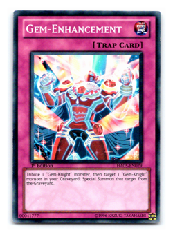 Gem-Enhancement - HA05-EN029 - Super Rare - 1st Edition Yugioh - Image 1