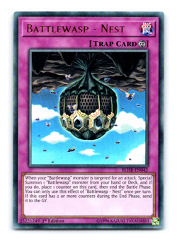 Battlewasp - Nest - BLHR-EN042 - Ultra Rare - 1st Edition - Yugioh - Image 1