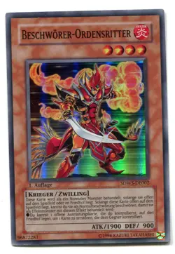 Yu-Gi-Oh! Beschworer Ordensritter Super Rare SDWS-DE002 - Image 1
