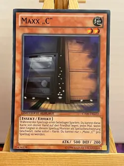 Maxx "C" CT09-DE012 Super Rare Deutsch EX YUGIOH - Image 1