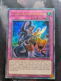 Yugioh Apophis the Serpent MZTM EN010 Ultra Rare 1st ED - Image 1