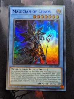 YuGiOh Magician of Chaos Ultra Rare 1st Edition - LDS3-EN089 - BLUE - Image 1