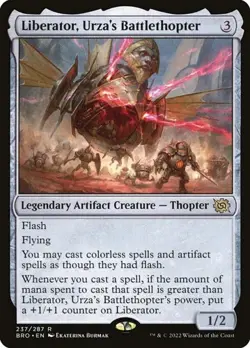 Liberator, Urza's Battlethopter BRO NM MTG - Image 1