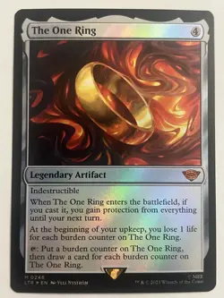 The One Ring Universes Beyond: the Lord of the Rings: Tales of Middle-Earth Foil - Image 1