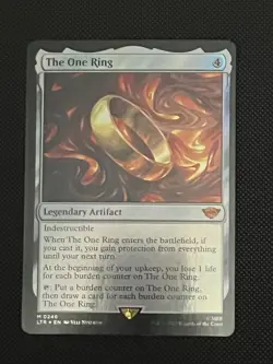 The One Ring Universes Beyond: the Lord of the Rings: Tales of Middle-Earth Foil - Image 1