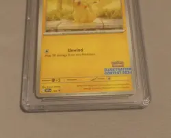POKEMON SVP EN BLACK STAR PROMO ILLUSTRATION CONTEST 2024 PIKACHU Graded CGC 9 - Image 3