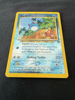 Marill Southern Islands 11/18 Reverse Holo Pokemon TCG - Image 1