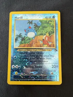 Marill Southern Islands 11/18 Reverse Holo Pokemon TCG - Image 2