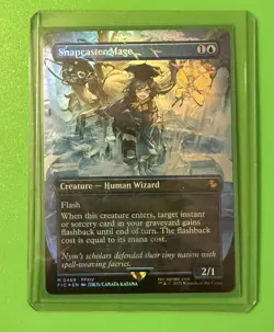 Snapcaster Mage (Borderless) (Chocobo Track Foil) Commander: Final Fantasy Foil - Image 3