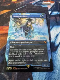 Snapcaster Mage (Borderless) (Chocobo Track Foil) Commander: Final Fantasy Foil - Image 1