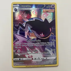 Banette TG07/TG30 Swsh11: Lost Origin Trainer Gallery Holo Pokemon Card TCG - Image 1