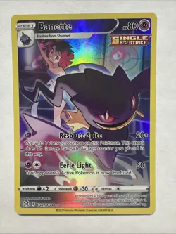 Banette TG07/TG30 Swsh11: Lost Origin Trainer Gallery Holo Pokemon Card TCG - Image 1