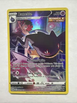 Banette TG07/TG30 Swsh11: Lost Origin Trainer Gallery Holo Pokemon Card TCG - Image 1