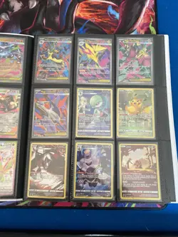 Binder of 88x English Holo's, V, ex, Shiny, Full Art, GG, Gold Pokemon Cards NM/ - Image 5
