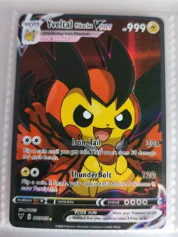 Pokemon Binder Card Lot Of 27 Doujin ACG Holo Pikachu Full Art VCOS Custom Cards - Image 5