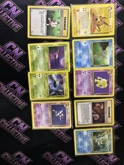 Vintage Fossil Pokemon Cards Bundle x9 Good Condition 1999 WOTC - Image 1