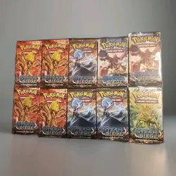 Pokemon XY Steam Siege English Booster Trading Card Game 10 Packs - Image 1