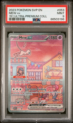 PSA 9 Mint | Pokemon 2023 SVP Promo 151 Ultra-Premium Collection Mew ex 053 Card - Image 1