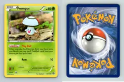 Foongus #12/114 XY Steam Siege Common Pokemon 2016 TCG Card - Image 1