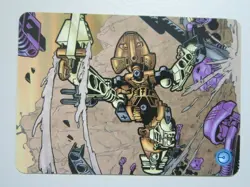 POHATU BIONICLE QUEST FOR MASKS 1ST ED CARD 115 VS NUI JAGA FULL ART LEGO NP NM - Image 1