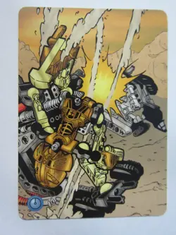 POHATU VS KANE RA BIONICLE QUEST FOR THE MASKS CARD 116 FULL ART NEV PLAYED NM - Image 1