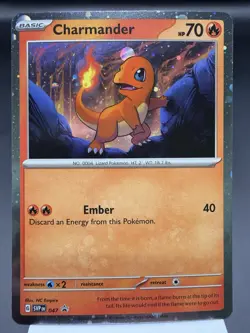 Charmander SVP047 - Holo Rare - Scarlet & Violet Promo Pokemon Card NM - Image 1