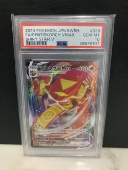 PSA 10 Centiskorch VMAX 028/190 Shiny Star V Japanese Pokemon Card - Image 1