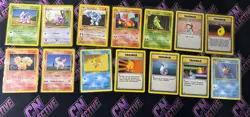 Base Set Pokemon Cards Bundle x14 Good Condition 1999 WOTC - Image 1