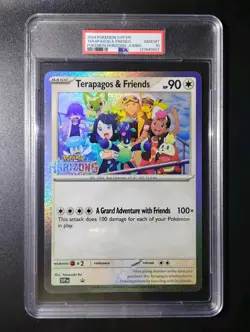 PSA 10 - Terapagos & Friends Black Star Promo Jumbo Card 2024 Pokemon Horizons - Image 1
